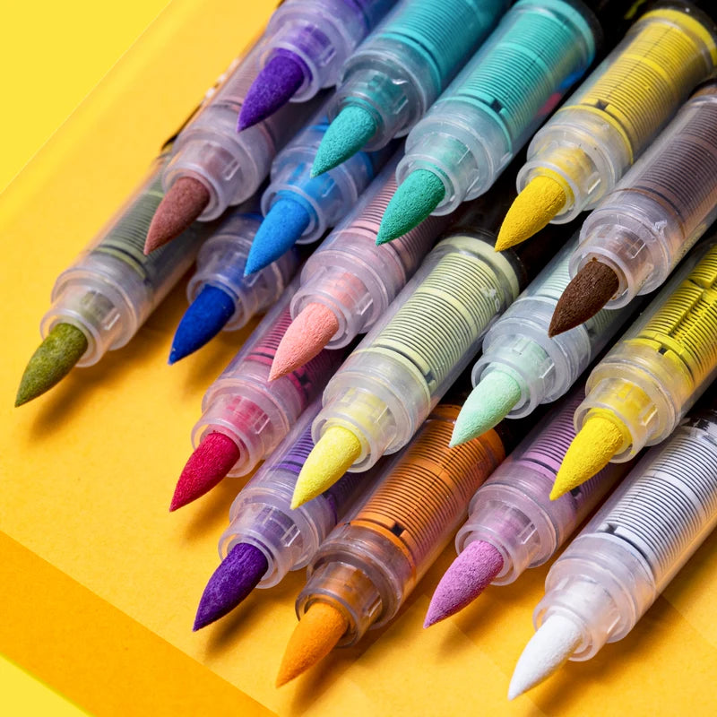 Acrylic Brush Paint Pens – For Rock, Wood, Glass & More