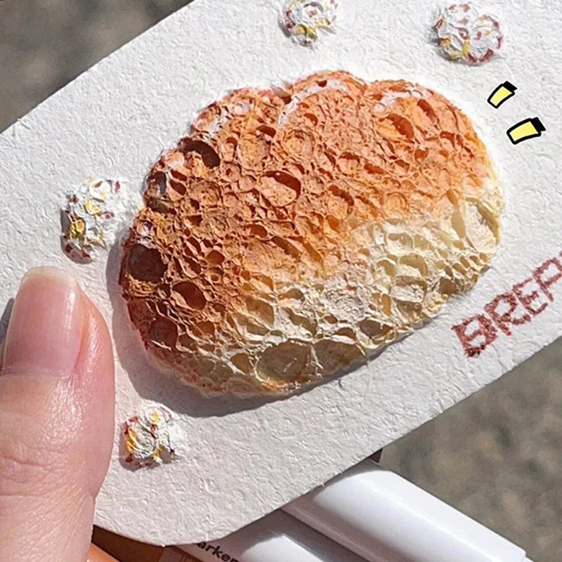 DIY 3D Foam Texture Painting Paper – Kids’ Creative Art Set