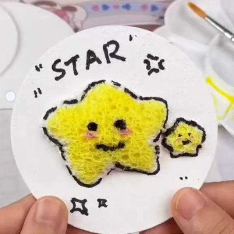 DIY 3D Foam Texture Painting Paper – Kids’ Creative Art Set