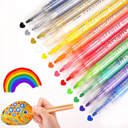 Acrylic Paint Marker Pens Set