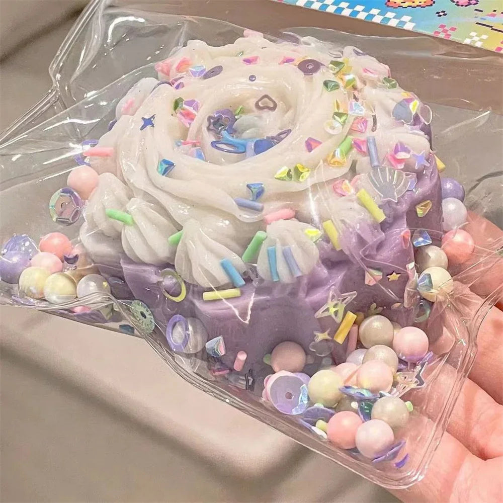 Squishy Cake Toy – Stress Relief & Party Favor for Kids