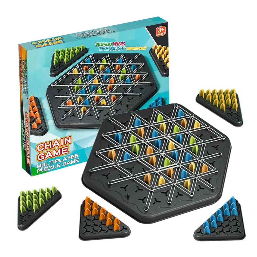 Geometry Chain Chess Puzzle