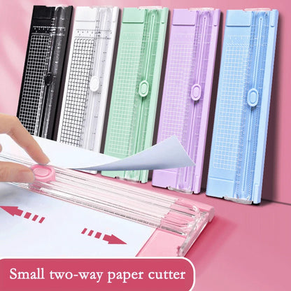 A4 Guillotine Paper Cutter with Pull-out Ruler