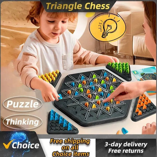 Geometry Chain Chess Puzzle