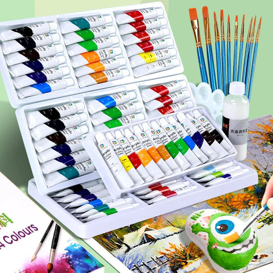 Acrylic Paint Set - 12ml Tubes