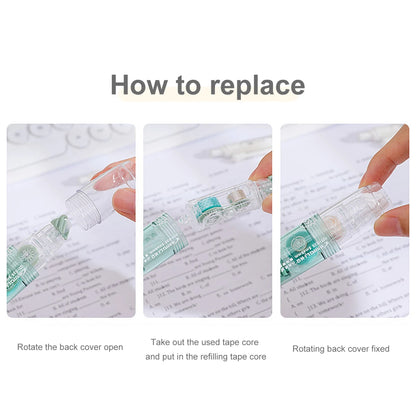 Transparent Double-Sided Dot Glue Refills – Replaceable Tape for School & Office