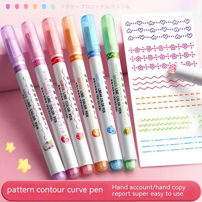 Flower Shaped Highlighter Pens