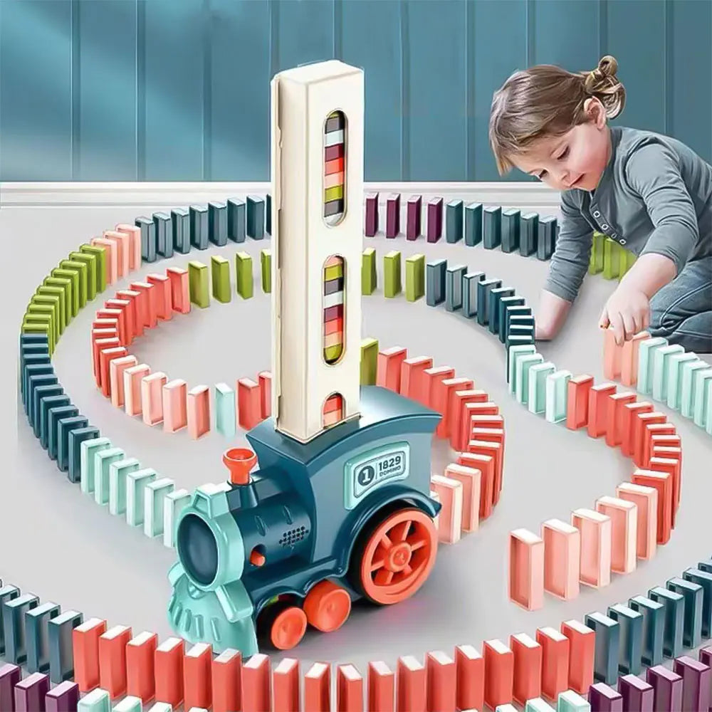 Mini Train Domino Toy