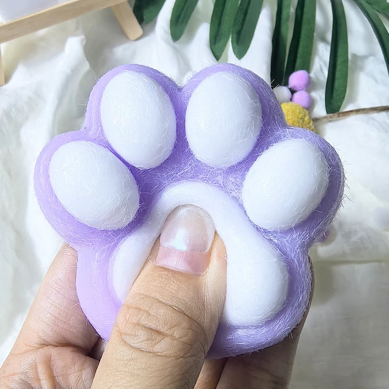 Cute Cat Paw Squishy – Stress Relief & Relaxation Toy Gift