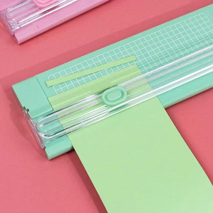 A4 Guillotine Paper Cutter with Pull-out Ruler